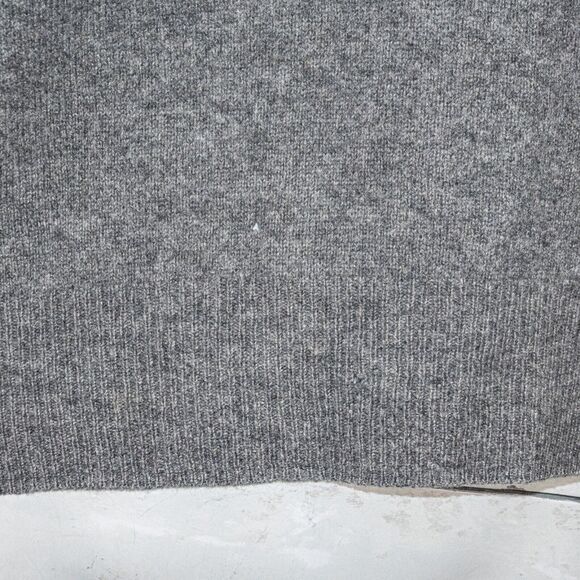 Raquel Allegra Women's Distroyed ripped 100% Cashmere Sweater in Gray sz 3 - Picture 10 of 13